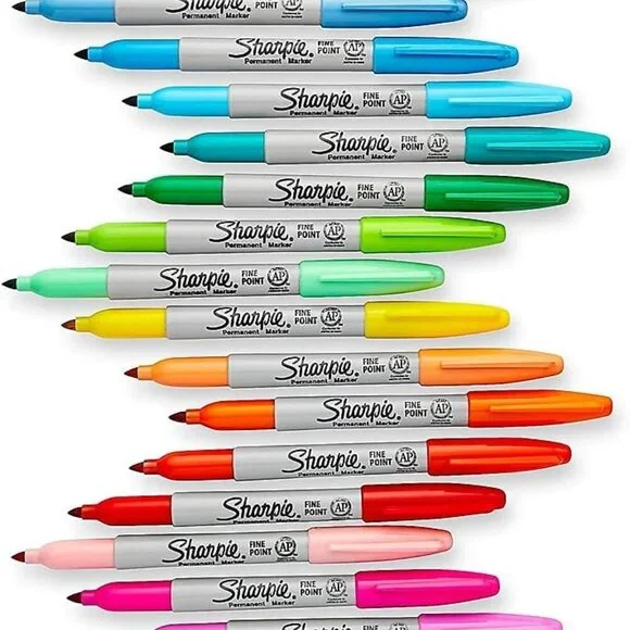 Electro Pop Permanent Markers, Fine Tip, Marker Set, Assorted Colors, 24 Count - - Picture 7 of 9